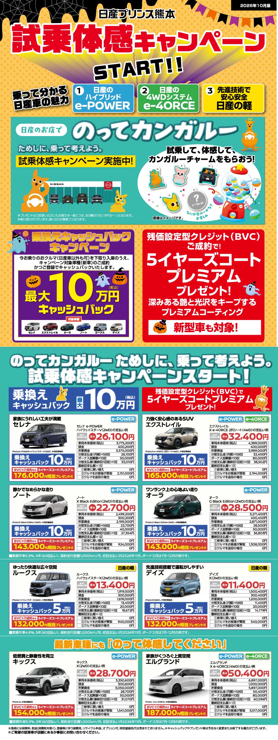 フェアチラシ